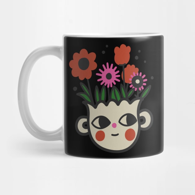 Garden Pot Face #smile face tattoo illustrations 5 by komandan pleton